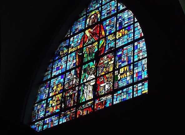 St Nic stain glass