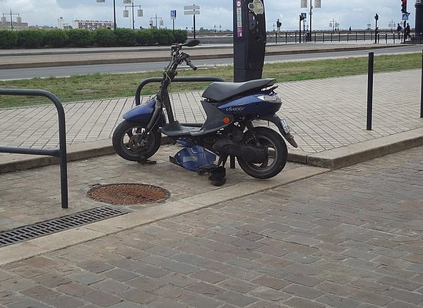 Sad scooter