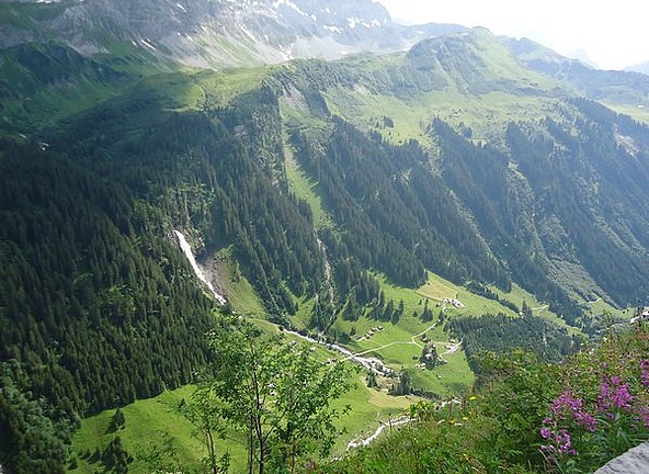 The valley below - far far below